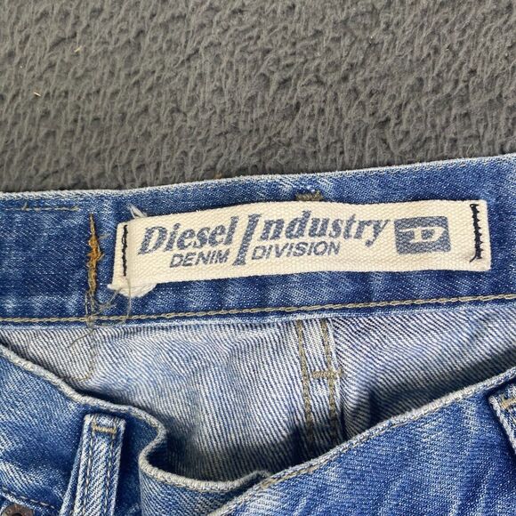 Diesel Fanker Jeans Men’s 33 (30x27) Slim Bootcut Denim Made In Italy Distressed - Picture 8 of 16